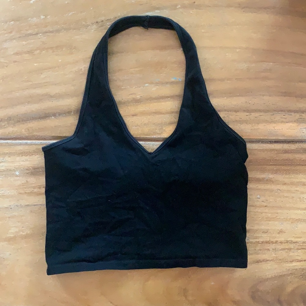 Brandy Melville Black Halter Top